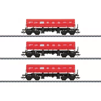 Märklin 48458 H0 3-teiliges Seitenkippwagen-Set Fas der DB Schenker Rail Polska S.A.