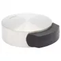 Wagner Design Yourself EH 5111 Bodenmontierter Türstopper, Zinkdruckguss mit Gummi-Ring, Satin-Nickel, 50 mm Durchmesser (15511111)