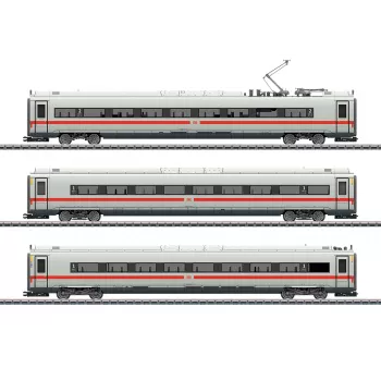 Märklin 43726 Ergänzungswagen-Set für den ICE 4, Maßstab HO, Grau
