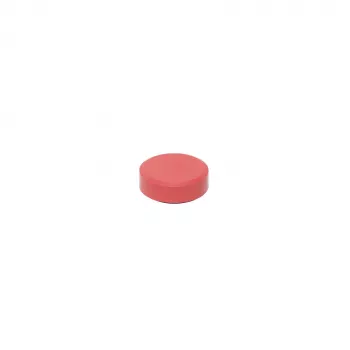 Maul MAULpro Recycling runde Scheibenmagnete, 29 mm x 11 mm, rot, 20 Stück 6177325