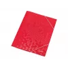 LEITZ WOW Gummizug-Dokumentenmappe A4, PP-kaschierter Karton, Rot, Eckgummizüge, 3 Innenklappen, Fassungsvermögen 150 Blatt 3982-00-26
