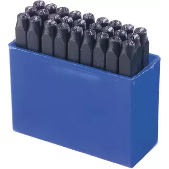 Brüder Mannesmann 27-teiliges Buchstabenstempel-Set 3 mm (243-B-3MM)