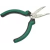 BRÜDER MANNESMANN GREEN LINE Elektronik gebogene Spitzzange 125 mm, Werkzeugstahl, Grün/Silber/Schwarz M 1070-5