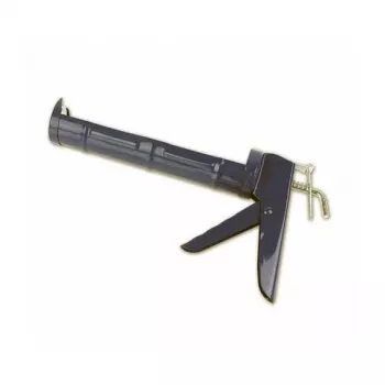 Brüder Mannesmann Hand-Kartuschenpresse für 310 ml Kartuschen mit Klemmverschluss, Blau/Silber