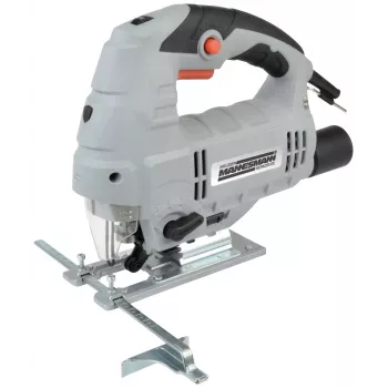 BRÜDER MANNESMANN M12781 800W Elektronische Pendelstichsäge mit 4-stufiger Pendelbewegung, werkzeuglosem Sägeblattwechsel, 0-3000 Hub/min, 80mm Holzschnitttiefe
