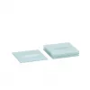 Zeller 26232 Glasuntersetzer-Set, 4-tlg., Glas, transparent