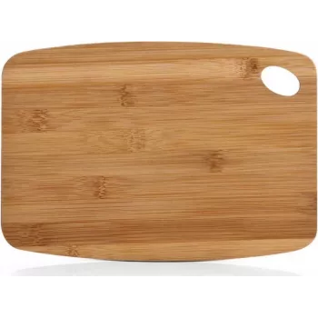 Zeller Bambus Schneidebrett Braun 38x28x1,5 cm 25230