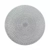 Zeller 6-teiliges silbernes Platzset mit Aussparungen (27002)