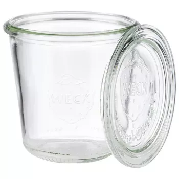 APS Weckglas mit Deckel, konische Form, 290 ml, 6-teiliges Set, Durchmesser 90 mm, Höhe 90 mm (82352)