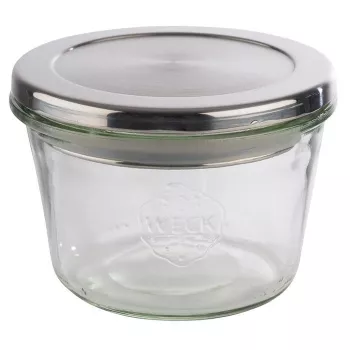 APS Deckel für Weck-Gläser, Edelstahl mit Gummidichtung, spülmaschinenfest, 1 Stück (82360)