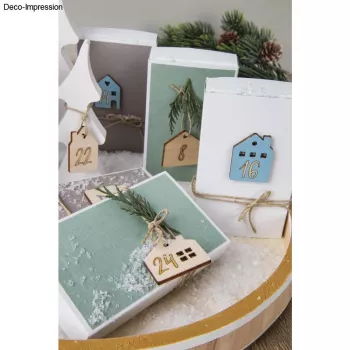 Rayher Adventskalender Zahlen Holz 1-24 Natur (46812505)