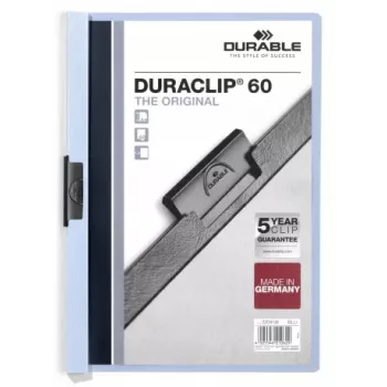 DURABLE Duraclip 6 mm Klemmhefter A4 Blau (25er-Pack)