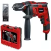 Einhell TC-ID 720/1 E Kit Schlagbohrmaschine 720 W mit 5-teiligem Bohrer-Set und Tragekoffer 4259846