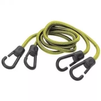 Wolfcraft 3292000 Expander-Seil 8 mm x 1 m Schwarz