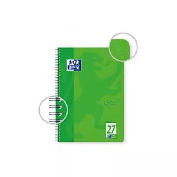 OXFORD Collegeblock TOUCH Lineatur 27 liniert mit Doppelrand DIN A4, 80 Blatt, 90 g/m², mikroperforiert, 4-fach gelocht, FSC-zertifiziert, 1 Block 400091924