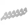 Wolfcraft 5893000 Ersatzklingen für Lochkanten-Entgrater, 6 Stück