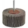 Wolfcraft 2037000 Lamellenschleifrad 20 mm Durchmesser, 6 mm Schaft, P80 Körnung, 25.000 U/min