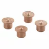 Wolfcraft Dübelmarkierer 10 mm, 4-teiliges Set, verzinkter Stahl 2913000