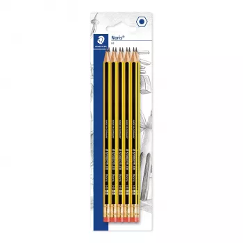 Staedtler Noris HB 122-2 BK10 Graphitstift-Set, HB, 10 Stück