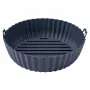 Fackelmann Silikon-Heißluftfritteusen-Einlage 22,5 cm Grau 45103