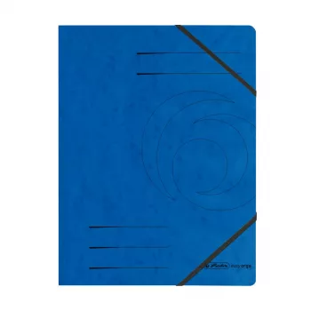 HERLITZ Ecken-Gummizug-Mappe A4 Blau, 5er-Pack 11387180-000