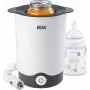 NUK Thermo Express Plus Flaschenwärmer – Dampferwärmung, 90 Sekunden für Milch, 300 W, BPA-frei