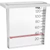 TFA Dostmann 47.1014 Regenmesser 120 mm Transparent/Weiß