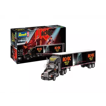 Revell 07731 AC/DC Tour Truck & Trailer “Power Up” Modellbausatz 1:32