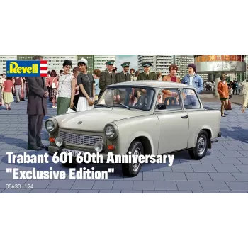 Revell 60. Jubiläum Trabant 601 Exclusive Edition 1:24 Plastikmodellbausatz 05630