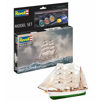 Revell Modellbausatz Gorch Fock 1:200 Segelschiff Plastikmodellbausatz 65432