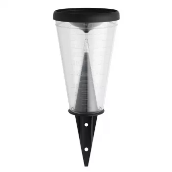 TFA Dostmann 47.1008 Regenmesser Schwarz / Transparent