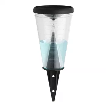 TFA Dostmann 47.1008 Regenmesser Schwarz / Transparent