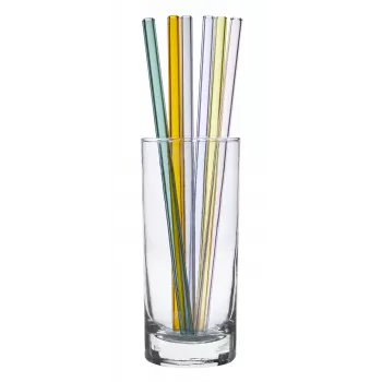 TFA Dostmann 14.2019.06 Bunte Glas-Trinkhalme