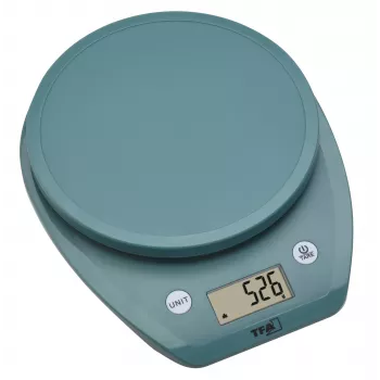 TFA Dostmann MOCHI Digitale Küchenwaage 5 kg Türkis 50.2007.20