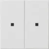 GIRA 510703 KNX RF Bedienoberteil 2-fach System 55 Reinweiß
