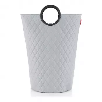 reisenthel loophome L Wäschekorb, Aluminium/Polyester, grau (VT7062)