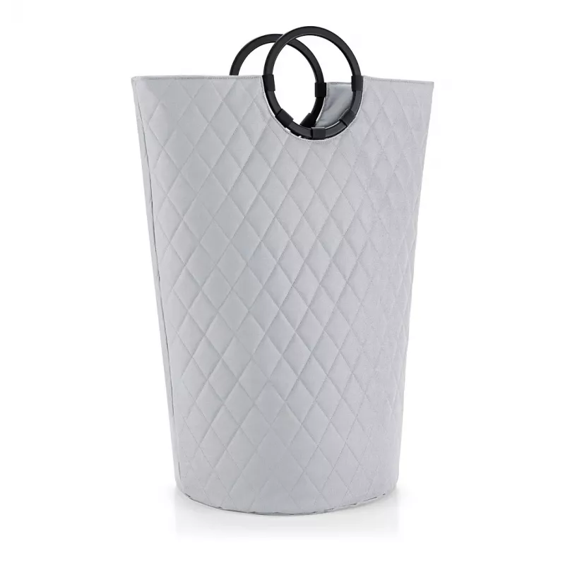 reisenthel loophome L Aufbewahrungskorb, Grau, 25 L, faltbar, Aluminiumgriffe VT7062