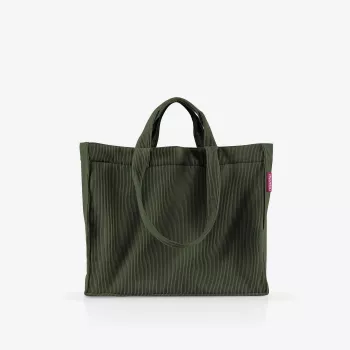 reisenthel Softshopper cord dark matcha GR5057 Schultertasche Polyester 28 l