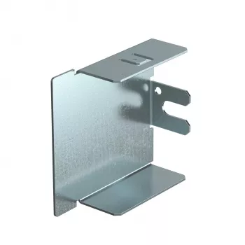 OBO Bettermann LKM Abschlussstück 60x60mm, Stahl, bandverzinkt, Aufschnappbar, Links/Rechts 6248284