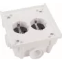 ABL Sursum 1632602 SCHUKO Steckdoseneinheit, 4-fach, 16A, IP44, Schwarz