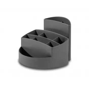 HAN RONDO KARMA Schreibtischorganizer, 9 Fächer, Grau, 80-100% Recyclingkunststoff 17468-18