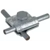 DEHN Mehrzweck-Anschlussklemme 390050, Rund 8-10 mm, feuerverzinkter Stahl