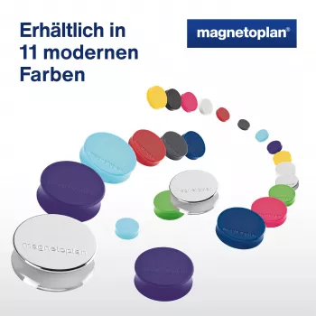 MAGNETOPLAN HOLTZ Magnet Ergo Medium 1664018 30mm Pink 10 Stück