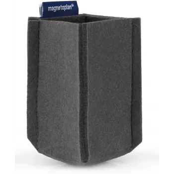 magnetoplan magnetoTray kleiner Stiftehalter, grauer Filz, 100% recyceltes PET, magnetisch 1227601