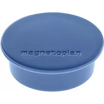 MAGNETOPLAN HOLTZ Discofix runder Magnet dunkelblau, Ferrit-Vollkern, 2,2 kg Haftkraft, 10 Stück (1662014)