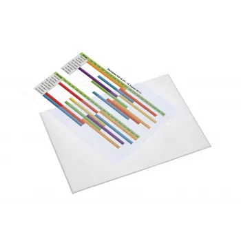Magnetoplan Magnetische Hülle A4, selbstklebende magnetische Klarsichthülle mit vollflächiger Dauermagnetisierung (1120100)
