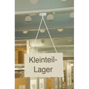 Magnetoplan 52625 Universalhaken zur Wandmontage, Indoor, Weiß (1 Stück)