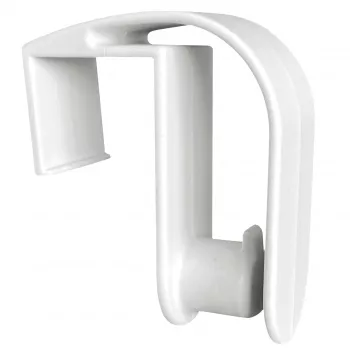 MAGNETOPLAN HOLTZ Weißer Flipchart-Halter für Universaltafeln, Moderationswände, Whiteboards, Raumteiler, Kommunikationswände, Präsentationswände (11112200)