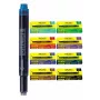 ONLINE Universelle Füllfederhalter-Tintenpatronen, 6 verschiedene Farben (Königsblau, Schwarz, Braun, Nachtblau, Violett, Rot), Standard International Kurz 70057