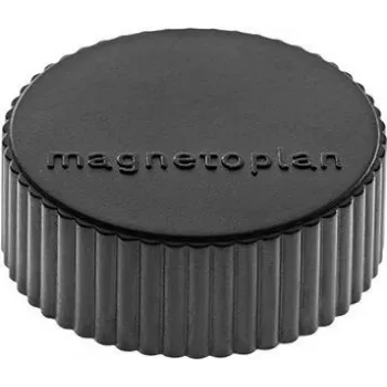 magnetoplan Discofix Rundmagnet magnum, schwarz mit Vollkern-Ferrit, Haftkraft ca. 2,0 kg (1660012)